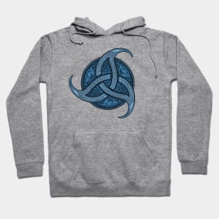 Trinity Knot - Blue Hoodie